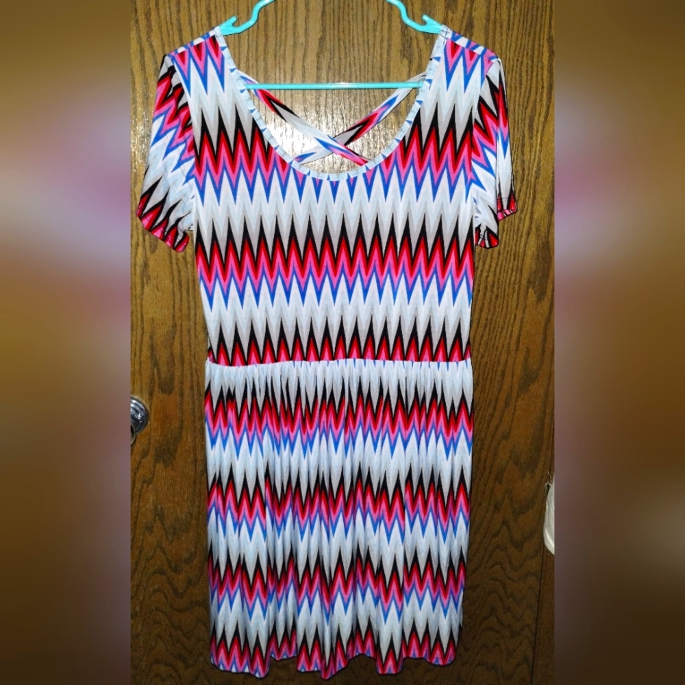 West Loop chevron dress